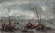 The Lagoon Looking Towards Murano from the Fondamenta Nuova Francesco Guardi